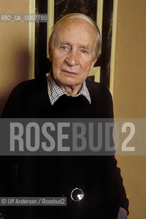 Afrikaner and English writer Laurens Van der Post (1906-1996). Paris, February 15, 1987 - ©Ulf Andersen/Rosebud2