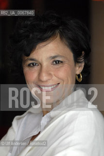 Italian writer Mariolinna Venezia. Paris, June 19, 2008 - ©Ulf Andersen/Rosebud2