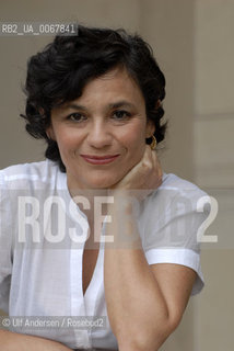 Italian writer Mariolinna Venezia. Paris, June 19, 2008 - ©Ulf Andersen/Rosebud2