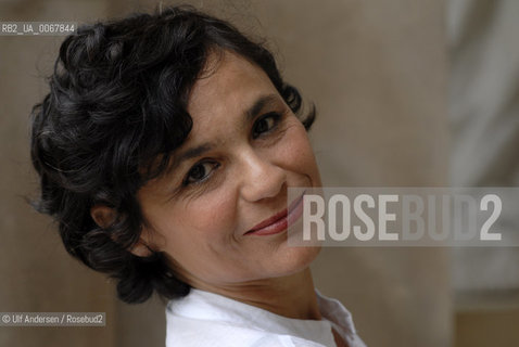 Italian writer Mariolinna Venezia. Paris, June 19, 2008 - ©Ulf Andersen/Rosebud2