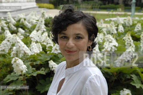 Italian writer Mariolinna Venezia. Paris, June 19, 2008 - ©Ulf Andersen/Rosebud2