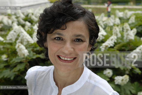 Italian writer Mariolinna Venezia. Paris, June 19, 2008 - ©Ulf Andersen/Rosebud2