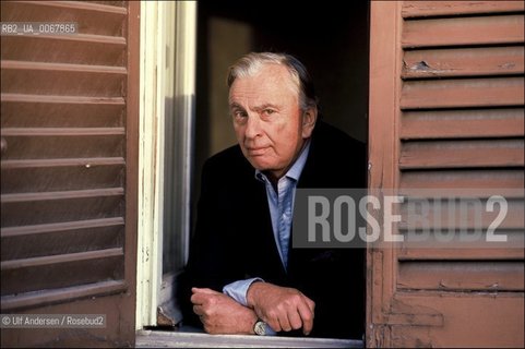 American writer Gore Vidal, at home. Rome, January 7, 1993 - ©Ulf Andersen/Rosebud2