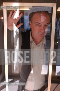 Spanish writer Enrique Vila Matas. Paris, September 19, 2003 - ©Ulf Andersen/Rosebud2