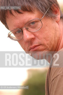 American writer William T. Vollmann. Paris, September 3, 2004 - ©Ulf Andersen/Rosebud2