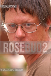 American writer William T. Vollmann. Paris, September 3, 2004 - ©Ulf Andersen/Rosebud2