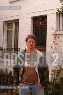 American writer William T. Vollmann. Paris, September 3, 2004 - ©Ulf Andersen/Rosebud2