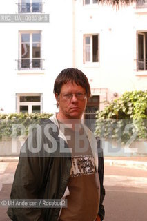 American writer William T. Vollmann. Paris, September 3, 2004 - ©Ulf Andersen/Rosebud2