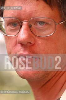 American writer William T. Vollmann. Paris, September 3, 2004 - ©Ulf Andersen/Rosebud2