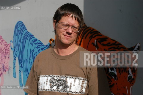 American writer William T. Vollmann. Paris, September 3, 2004 - ©Ulf Andersen/Rosebud2