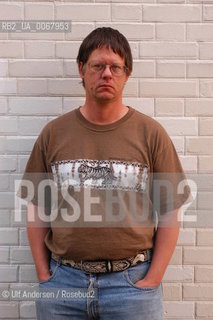 American writer William T. Vollmann. Paris, September 3, 2004 - ©Ulf Andersen/Rosebud2