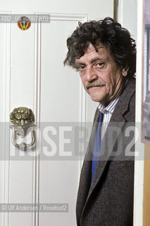 American writer Kurt Vonnegut, at home. New York, January 24, 1988 - ©Ulf Andersen/Rosebud2