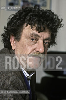 American writer Kurt Vonnegut, at home. New York, January 24, 1988 - ©Ulf Andersen/Rosebud2