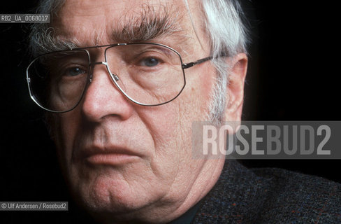 German writer Martin Walser. Paris, February 25, 1989 ©Ulf Andersen/Rosebud2