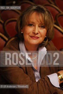 English writer Minette Walters. Paris, April 2, 2006 - ©Ulf Andersen/Rosebud2