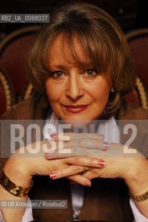 English writer Minette Walters. Paris, April 2, 2006 - ©Ulf Andersen/Rosebud2