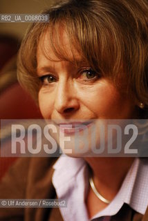 English writer Minette Walters. Paris, April 2, 2006 - ©Ulf Andersen/Rosebud2