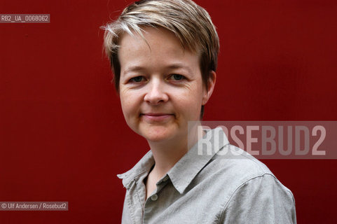 English writer Sarah Waters. Paris, June 29, 2003 - ©Ulf Andersen/Rosebud2