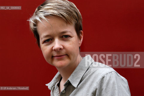 English writer Sarah Waters. Paris, June 29, 2003 - ©Ulf Andersen/Rosebud2