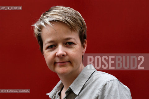 English writer Sarah Waters. Paris, June 29, 2003 - ©Ulf Andersen/Rosebud2