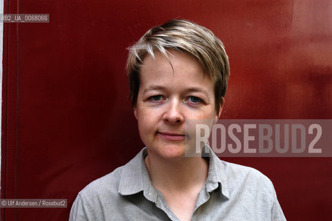 English writer Sarah Waters. Paris, June 29, 2003 - ©Ulf Andersen/Rosebud2