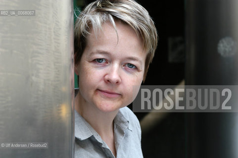 English writer Sarah Waters. Paris, June 29, 2003 - ©Ulf Andersen/Rosebud2