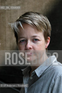 English writer Sarah Waters. Paris, June 29, 2003 - ©Ulf Andersen/Rosebud2