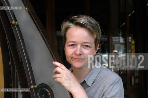 English writer Sarah Waters. Paris, June 29, 2003 - ©Ulf Andersen/Rosebud2