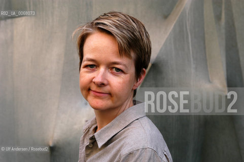 English writer Sarah Waters. Paris, June 29, 2003 - ©Ulf Andersen/Rosebud2