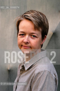 English writer Sarah Waters. Paris, June 29, 2003 - ©Ulf Andersen/Rosebud2