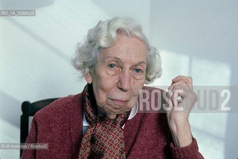 Eudora Welty at home in Jackson, Mississippi.. ©Ulf Andersen/Rosebud2