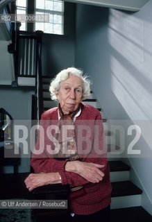 Eudora Welty at home in Jackson, Mississippi.. ©Ulf Andersen/Rosebud2