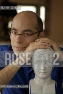 French writer Bernard Werber  at home. Paris, August 23, 2008 - ©Ulf Andersen/Rosebud2