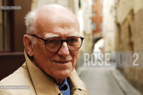 American writer Donald Westlake. Paris, April 4, 2006 - ©Ulf Andersen/Rosebud2