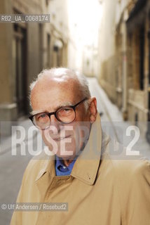 American writer Donald Westlake. Paris, April 4, 2006 - ©Ulf Andersen/Rosebud2