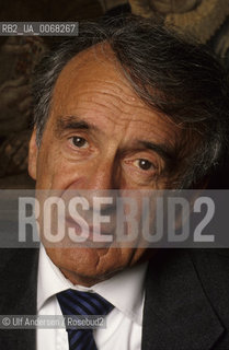 American writer Elie Wiesel. Paris, September 26, 1996 - ©Ulf Andersen/Rosebud2