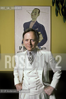 American writer Tom Wolfe at home. New York, January 17, 1988, - ©Ulf Andersen/Rosebud2