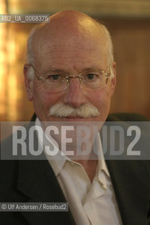 American writer Tobias Wolff. Paris, September 28, 2008 - ©Ulf Andersen/Rosebud2