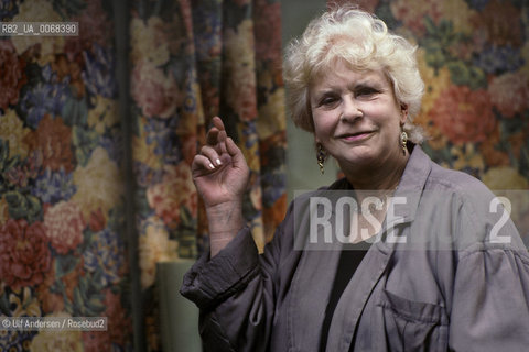 American writer Joan Wyndham. Paris, April 15, 1991 - ©Ulf Andersen/Rosebud2