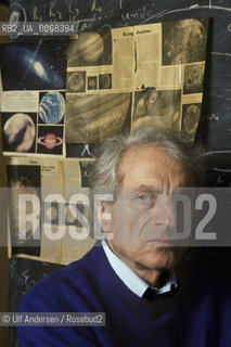 French composer Yannis Xenakis, at home. Paris, May 23, 2001 - ©Ulf Andersen/Rosebud2