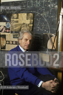 French composer Yannis Xenakis, at home. Paris, May 23, 2001 - ©Ulf Andersen/Rosebud2