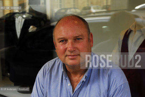 English writer Louis de Bernieres. Paris, July 6, 2007. ©Ulf Andersen/Rosebud2