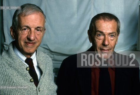 Carlo Fruttero and Franco Lucentini at home. Turino November 4, 1987 - ©Ulf Andersen/Rosebud2