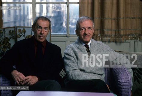 Carlo Fruttero and Franco Lucentini at home. Turino November 4, 1987 - ©Ulf Andersen/Rosebud2