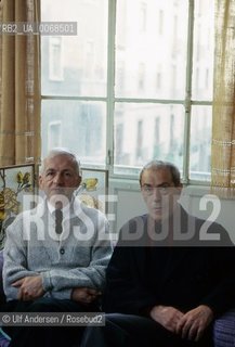 Carlo Fruttero and Franco Lucentini at home. Turino November 4, 1987 - ©Ulf Andersen/Rosebud2