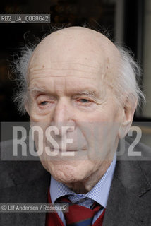 German/Dutch writer Hans Keilson. Brussels, March 27, 2011 - ©Ulf Andersen/Rosebud2