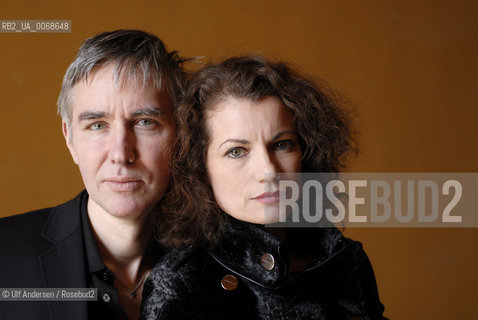 Swedish writers Alexandra Coelho Ahndoril and Alexander Ahndoril, writing together and signing Lars Kepler. ©Ulf Andersen/Rosebud2