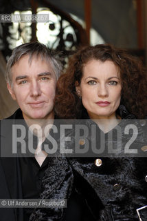 Swedish writers Alexandra Coelho Ahndoril and Alexander Ahndoril, writing together and signing Lars Kepler. Lyon, March 26, 2011 - ©Ulf Andersen/Rosebud2