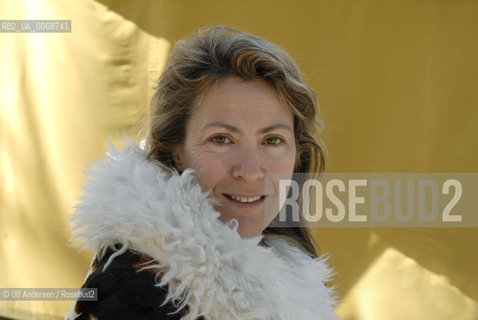 Italian writer Simonetta Greggio. Paris, March 22, 2011 - ©Ulf Andersen/Rosebud2