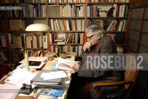 Swiss writer Paul Nizon. Paris, March 11, 2011 - ©Ulf Andersen/Rosebud2